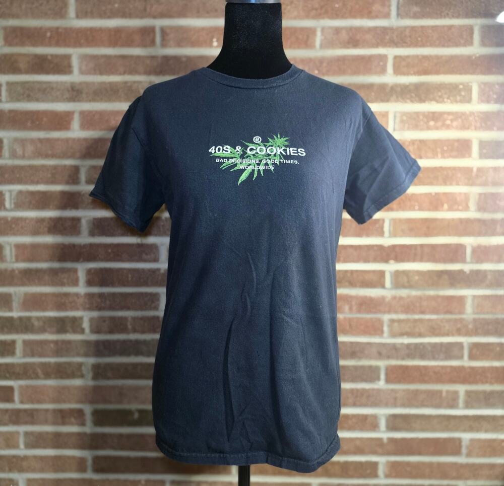 40s & Shorties x Cookies General Black Graphic T-Shirt